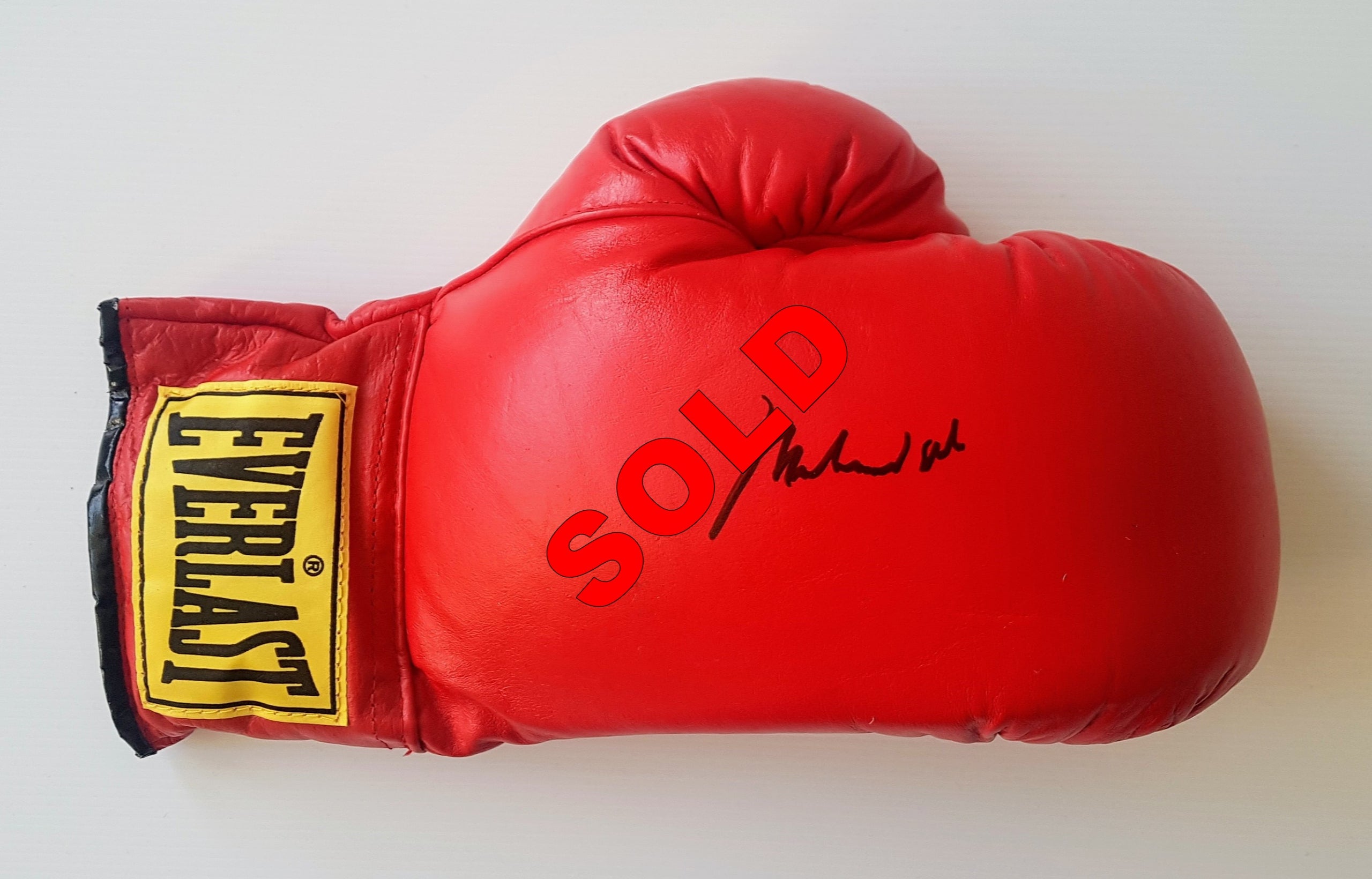 Muhammad Ali signed boxing glove